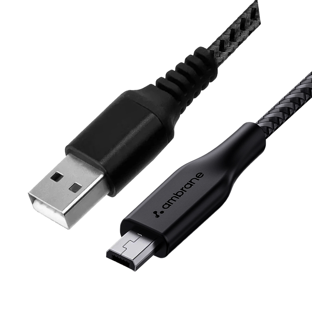 Ambrane 3A Fast Charging Braided Micro USB Cable Durable Mobile Use