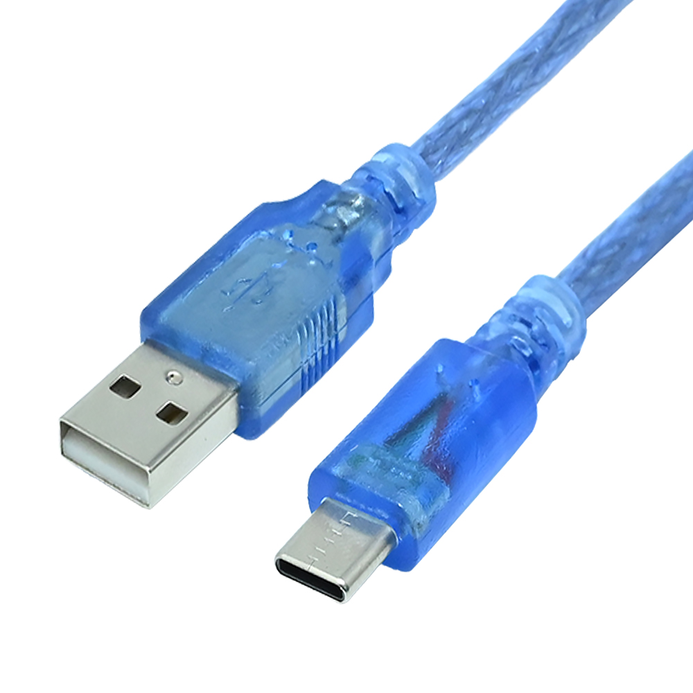 ARduino UNO-R3 motherboard type-C Cable 30 cm blue