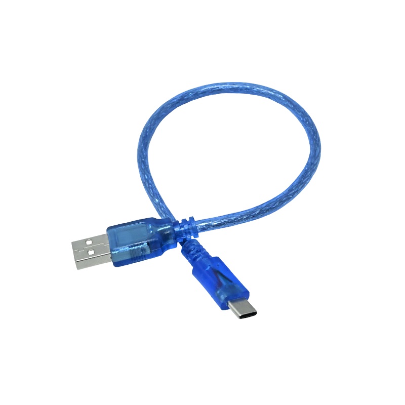 ARduino UNO-R3 motherboard type-C Cable 30 cm blue