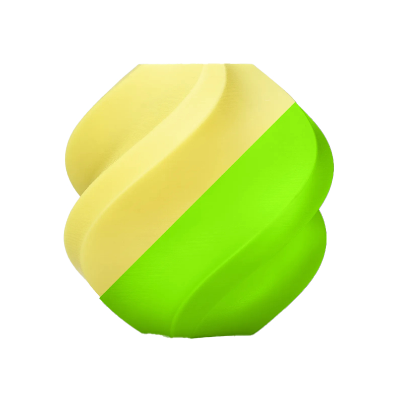 Bambu Lab PLA Glow – Glow Yellow – Reusable Spool 1.75mm 3D Printing Filament