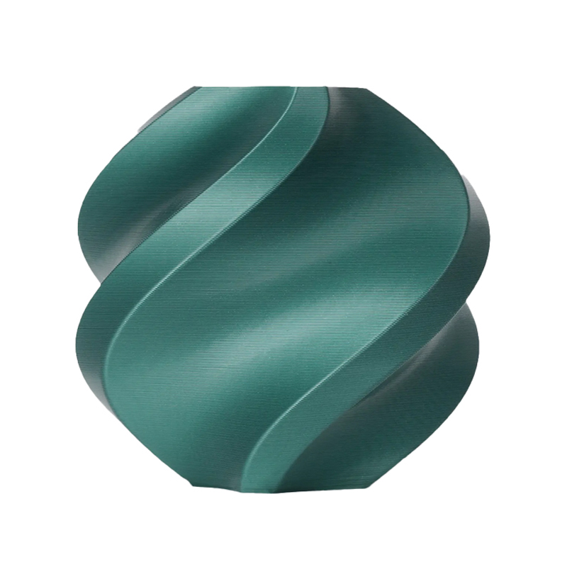 Bambu Lab PLA Metal – Oxide Green Metallic – Reusable Spool 1.75mm 3D Printing Filament