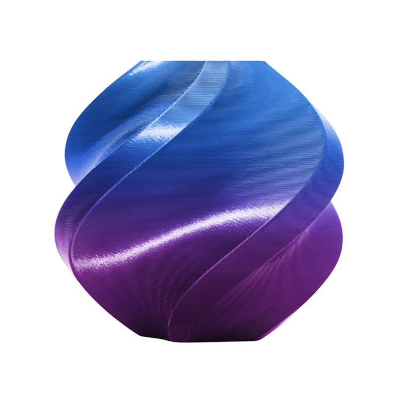 Bambu Lab PLA Silk – Aurora Purple – Reusable Spool 1.75mm 3D Printing Filament