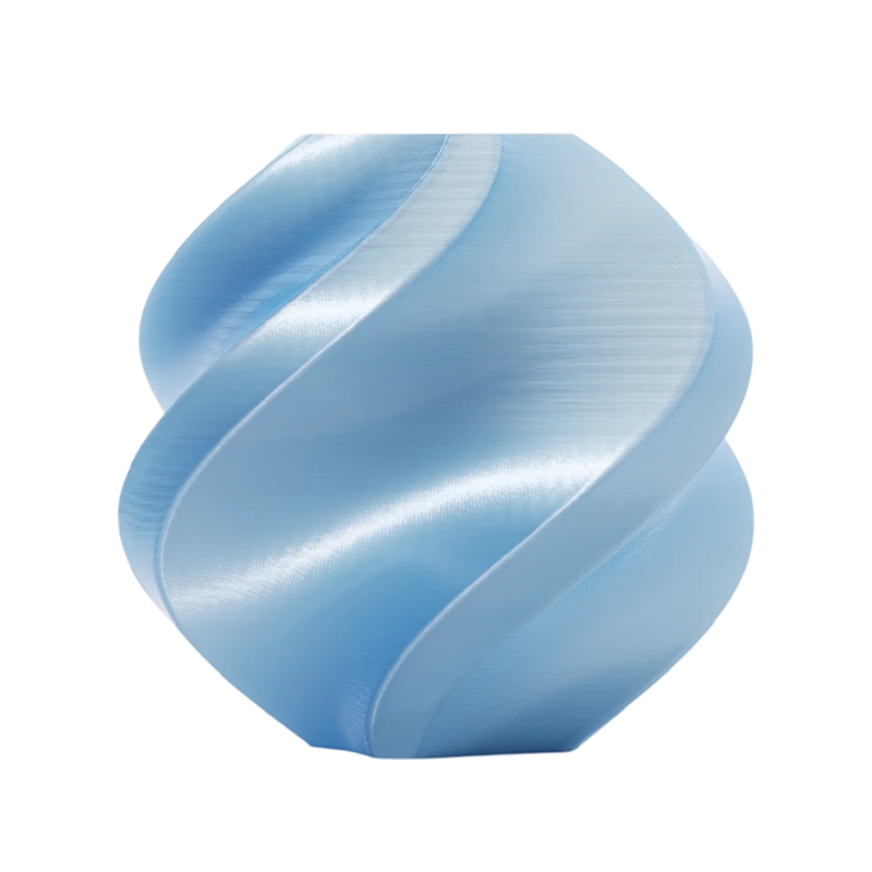 Bambu Lab PLA Silk+ – Baby Blue – Reusable Spool 1.75mm 3D Printing Filament