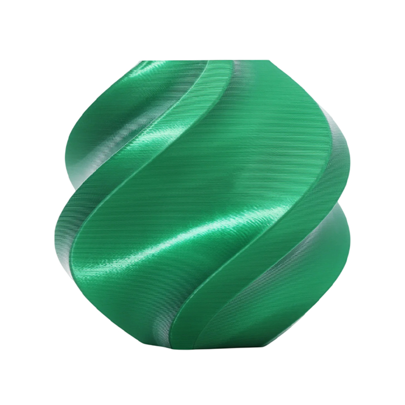 Bambu Lab PLA Silk+ – Candy Green – Reusable Spool 1.75mm 3D Printing Filament