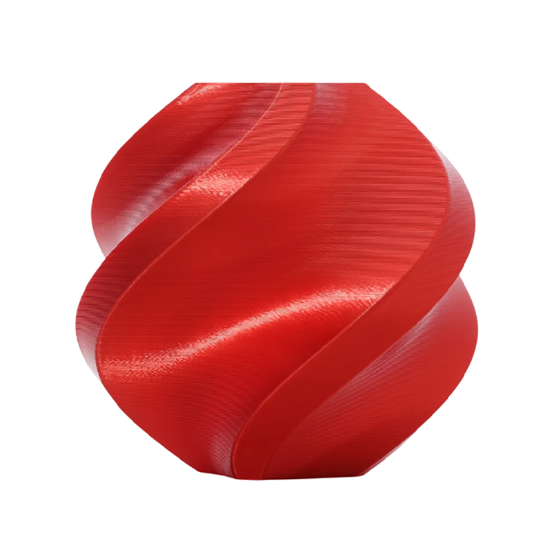 Bambu Lab PLA Silk+ – Candy Red – Reusable Spool 1.75mm 3D Printing Filament