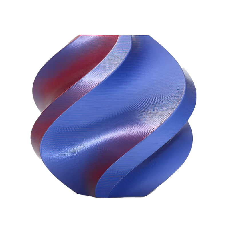 Bambu Lab PLA Silk – Midnight Blaze – Reusable Spool 1.75mm 3D Printing Filament