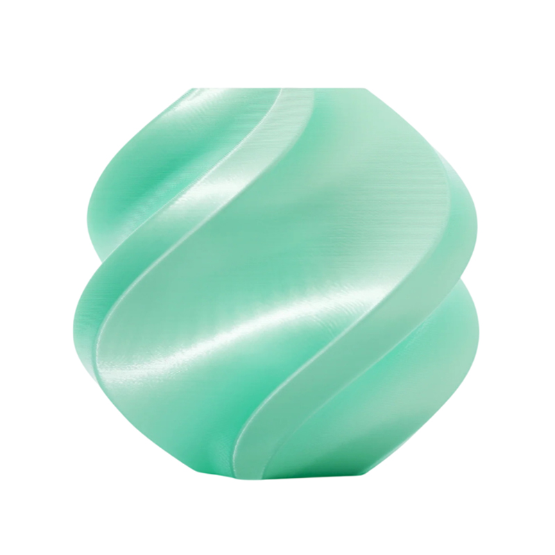 Bambu Lab PLA Silk+ – Mint – Reusable Spool 1.75mm 3D Printing Filament