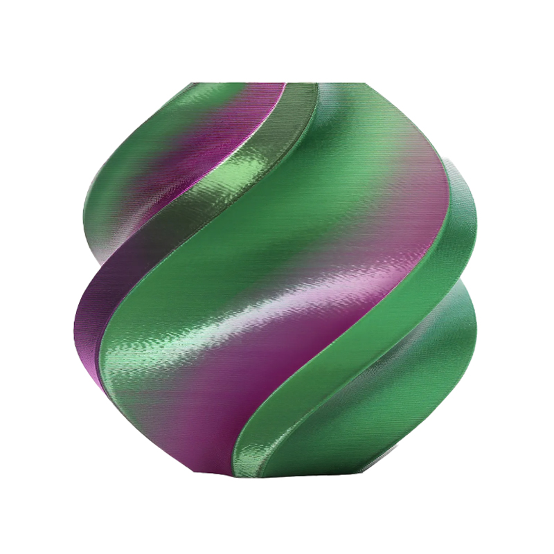 Bambu Lab PLA Silk – Mystic Magenta – Reusable Spool 1.75mm 3D Printing Filament