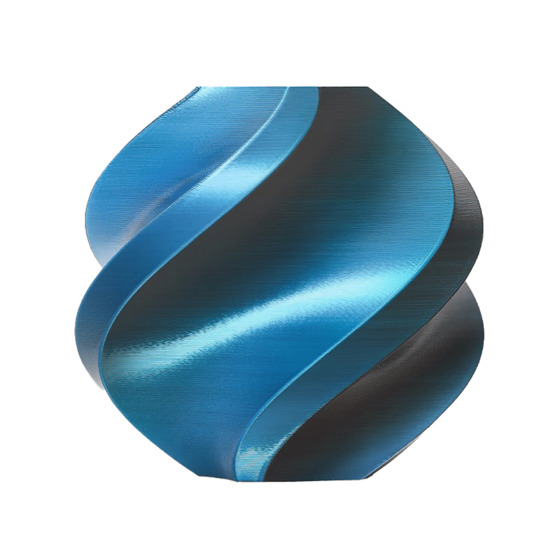 Bambu Lab PLA Silk – Phantom Blue – Reusable Spool 1.75mm 3D Printing Filament
