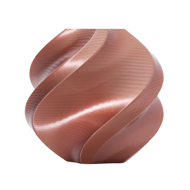 Bambu Lab PLA Silk+ – Rose Gold – Reusable Spool 1.75mm 3D Printing Filament