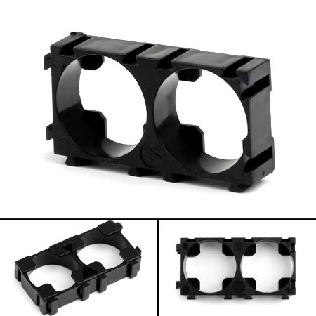Battery Holder / Battery Spacer for 18650 2 x 1 with 18.4mm Bore Diameter