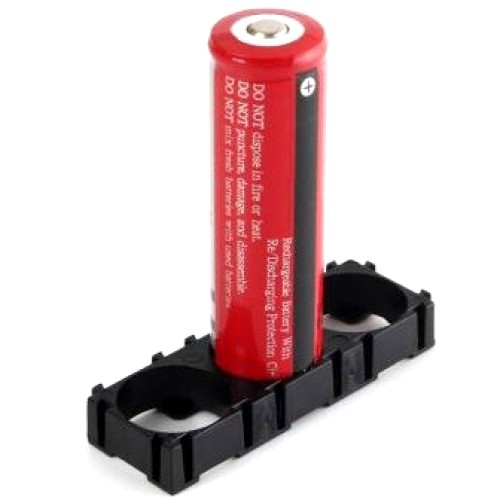 Battery Holder / Battery Spacer for 18650 3 x 1 with 18.4mm Bore Diameter