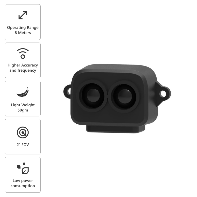 Benewake TF-LUNA Micro LiDAR Distance Sensor for IoT ITS (Range: 0.2m~8m) UART