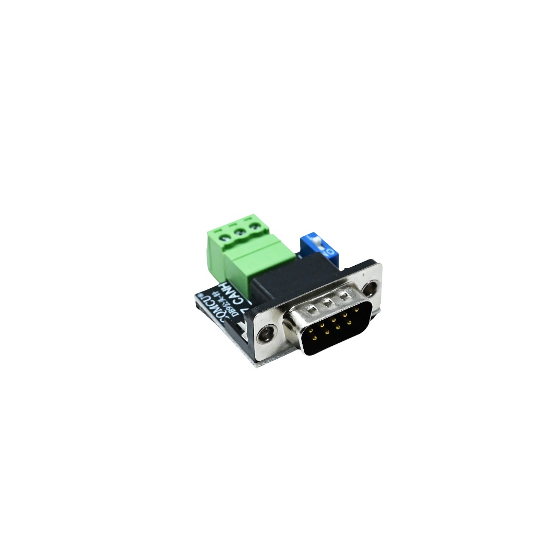 CAN adapter head, screw-free DB9 male with termination, 120 ohm resistor, CAN interface board, USB to PCAN 3 terminal-Male screws
