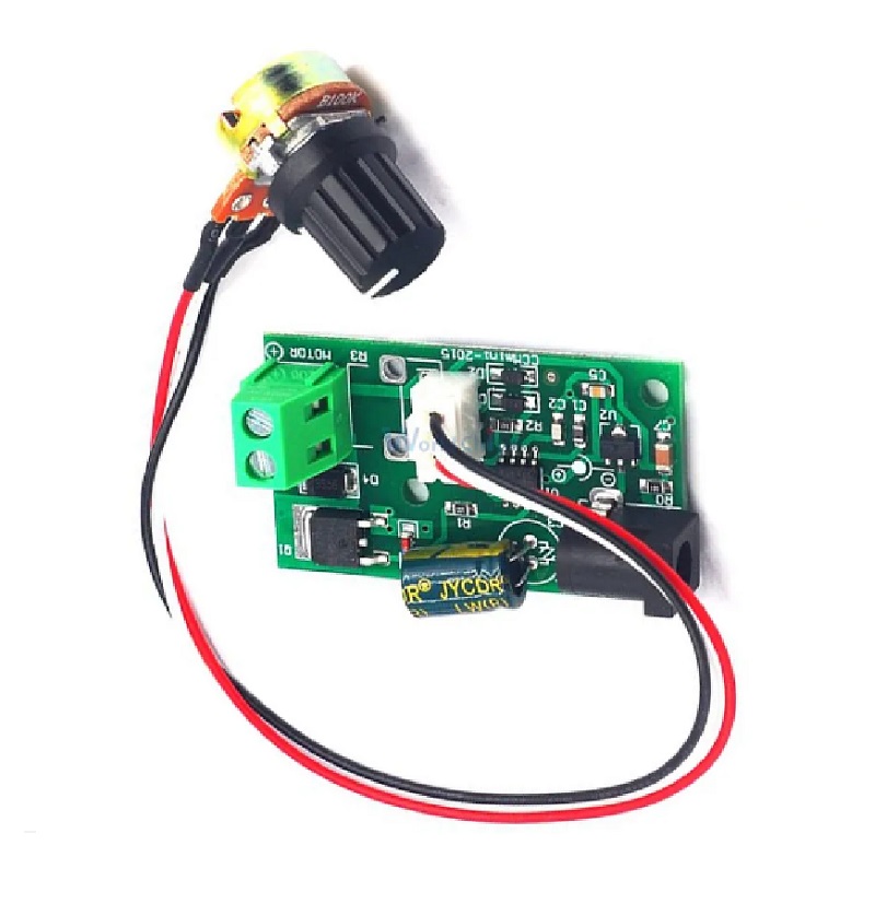 CCMmini Micro PWM DC Motor Speed Controller 6V 12V 24V Universal 3A Small Speed Control Board