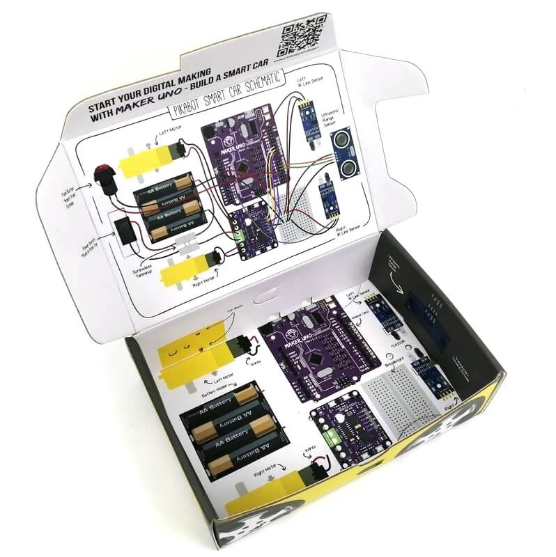 Cytron PikaBot – Maker UNO Smart Car Kit