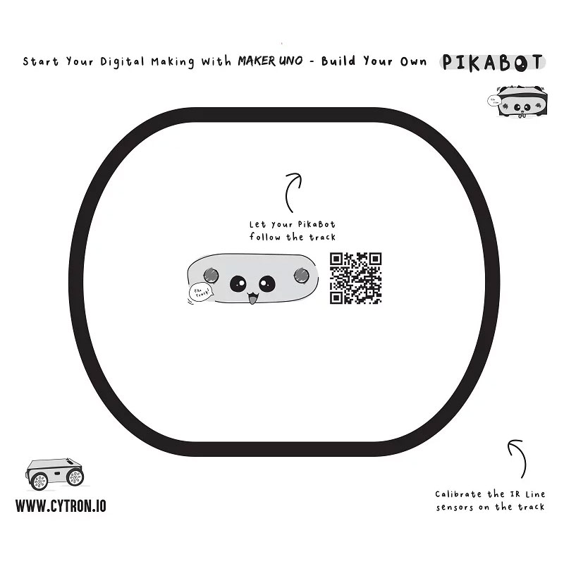 Cytron PikaBot – Maker UNO Smart Car Kit