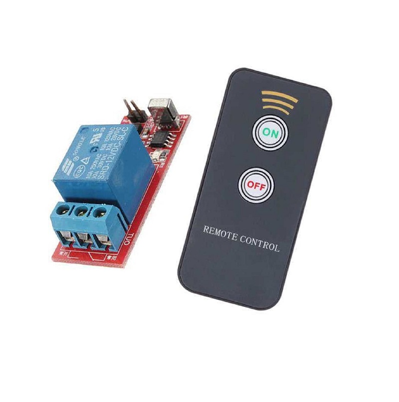 DC 12V 1 Channel Relay Module Infrared IR Remote Switch Control