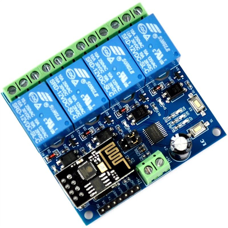 DC 12V Bluetooth 4, Channels Relay Module, Internet Smart Remote, Control Mobile Phone, Switch Wireless Relay