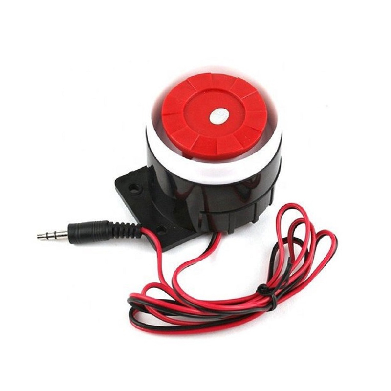 DC 12V Wired Mini Horn Siren Home Security Sound Alarm System 120DB Anti-theft Speaker Buzzer
