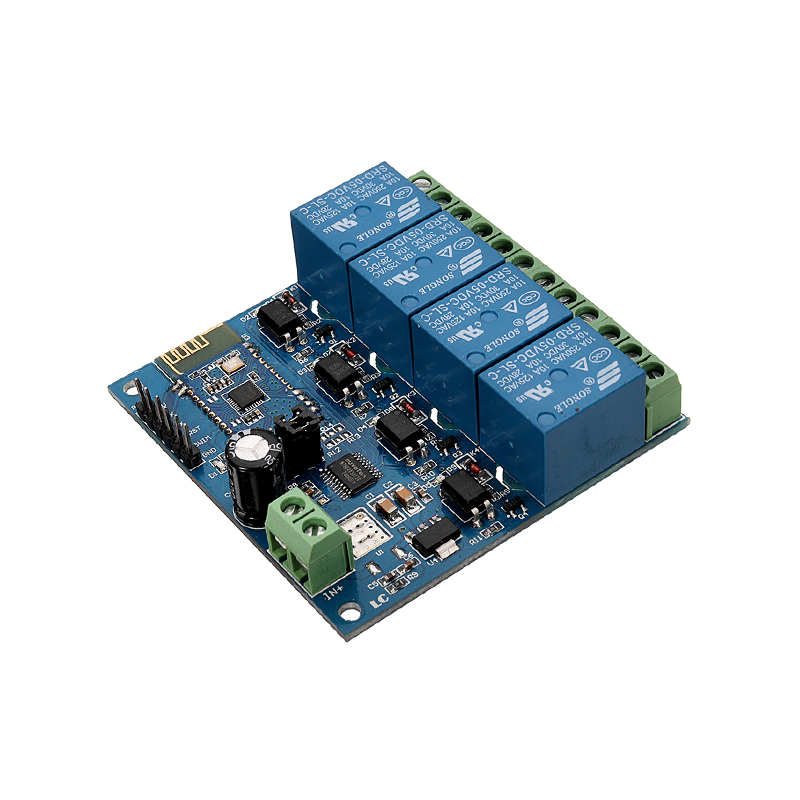 DC 5V Bluetooth 4, Channels Relay Module, Internet Smart Remote, Control Mobile Phone, Switch Wireless Relay