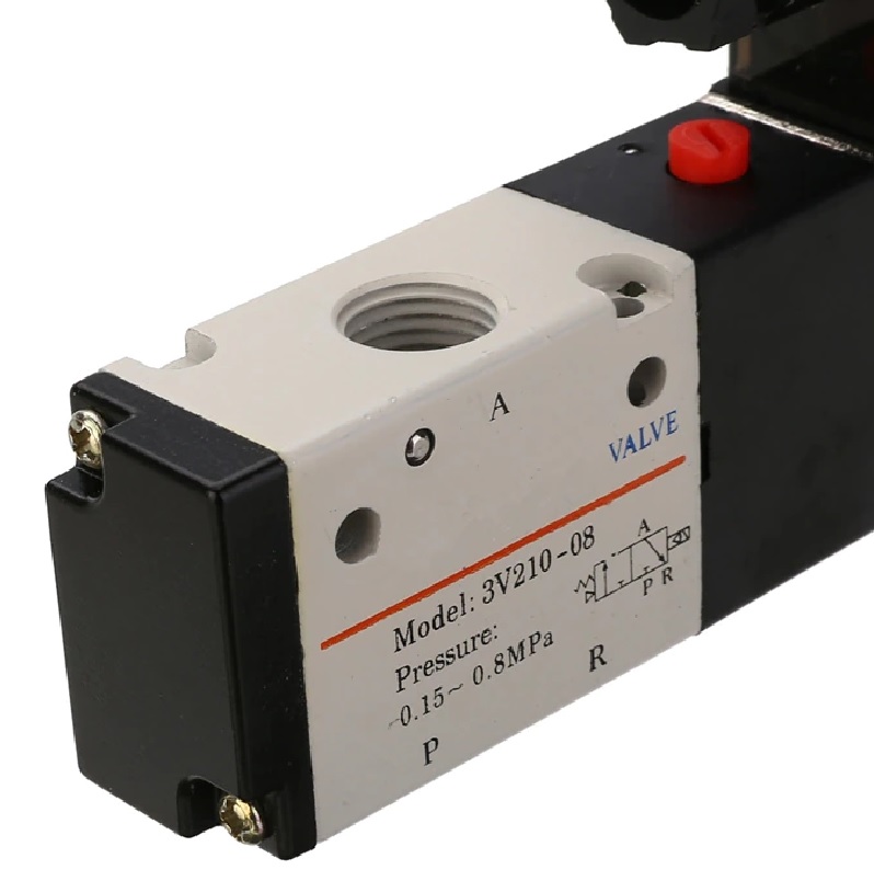 DC12V 1/4” 3 Way 2 Position Pneumatic Solenoid Valve for controlling compressed air (gas)