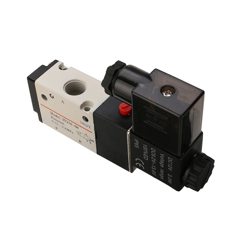 DC12V 1/4” 3 Way 2 Position Pneumatic Solenoid Valve for controlling compressed air (gas)