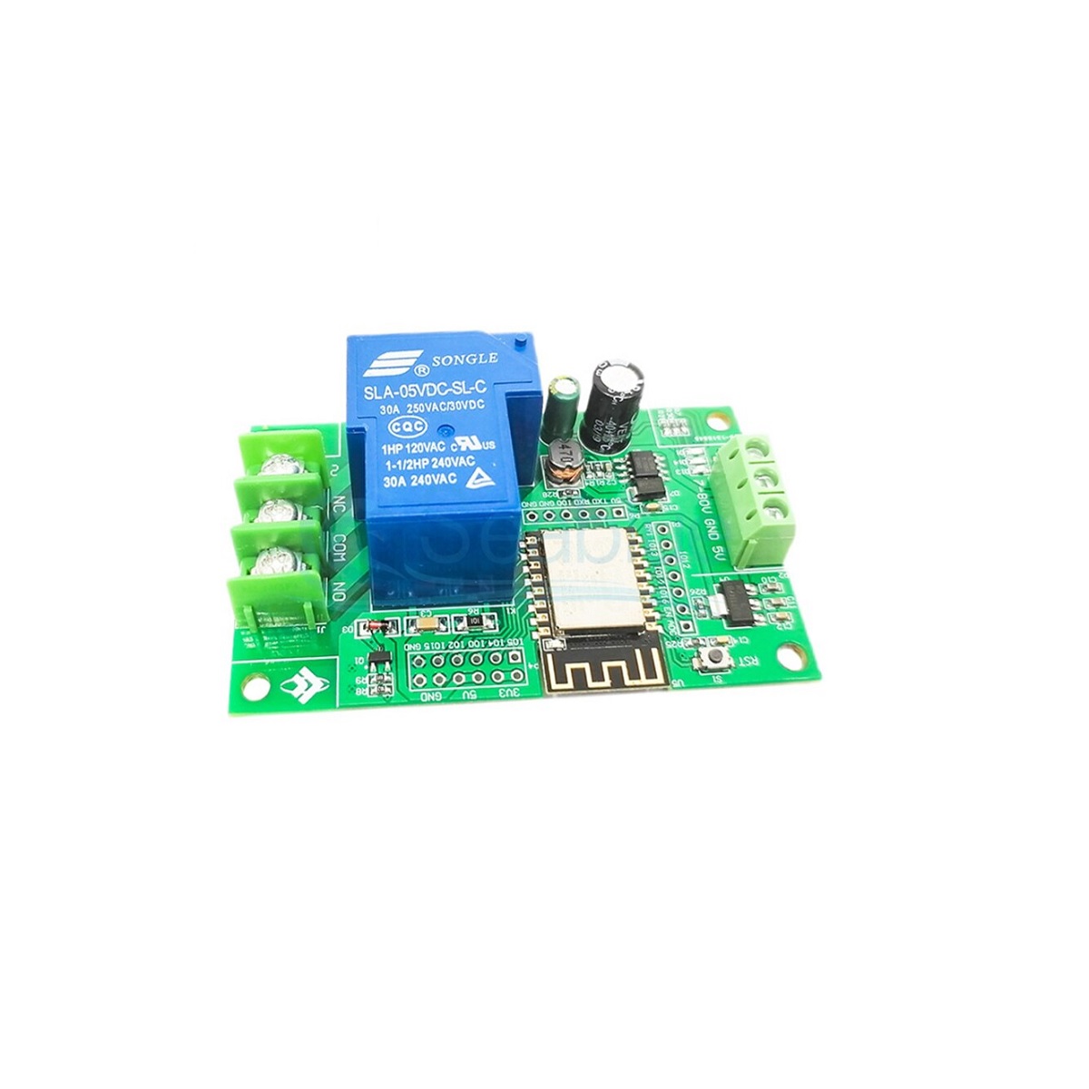 DC7-80/5V Power Supply ESP8266 WIFI Single Channel 30A Relay Module ESP-12F