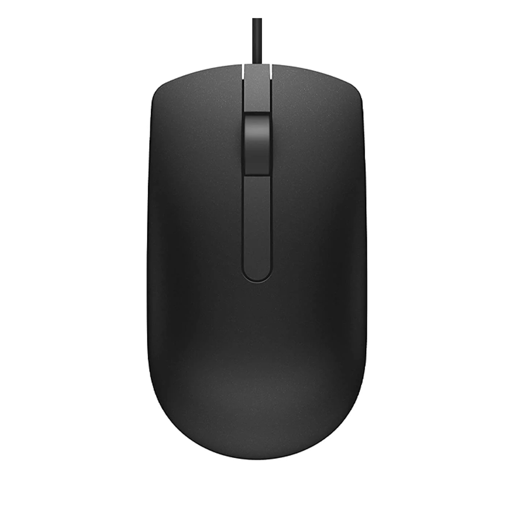 Dell MS116 Wired Mouse, 1000 DPI(Black)
