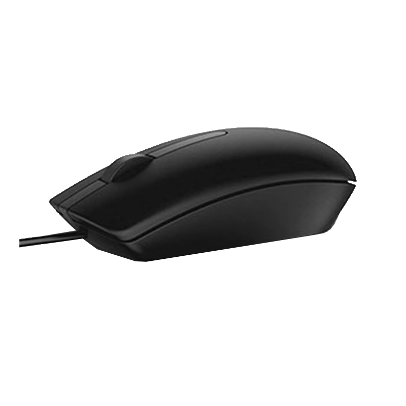 Dell MS116 Wired Mouse, 1000 DPI(Black)