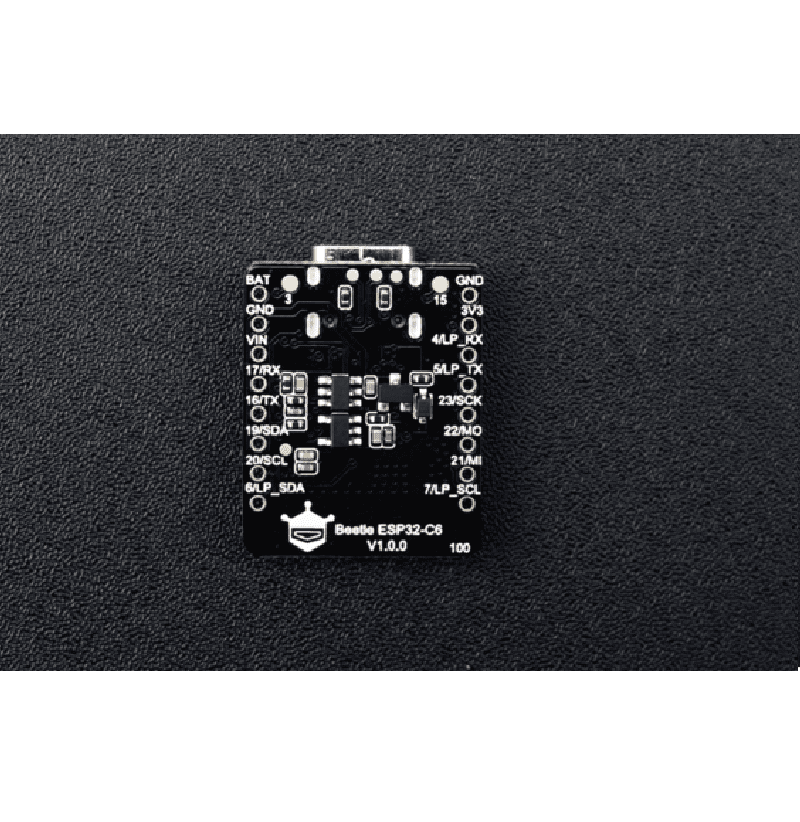 DFRobot Beetle ESP32 C6 Mini Development Board for Wireless Smart Wearable Device (Supports BLE, Battery Charging)