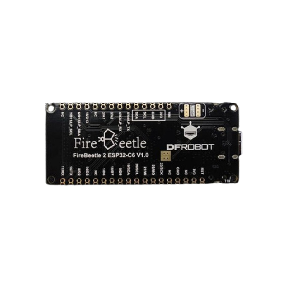 DFRobot FireBeetle 2 ESP32 C6 IoT Development Board (Supports Wi-Fi 6, Bluetooth 5, Solar-Powered)