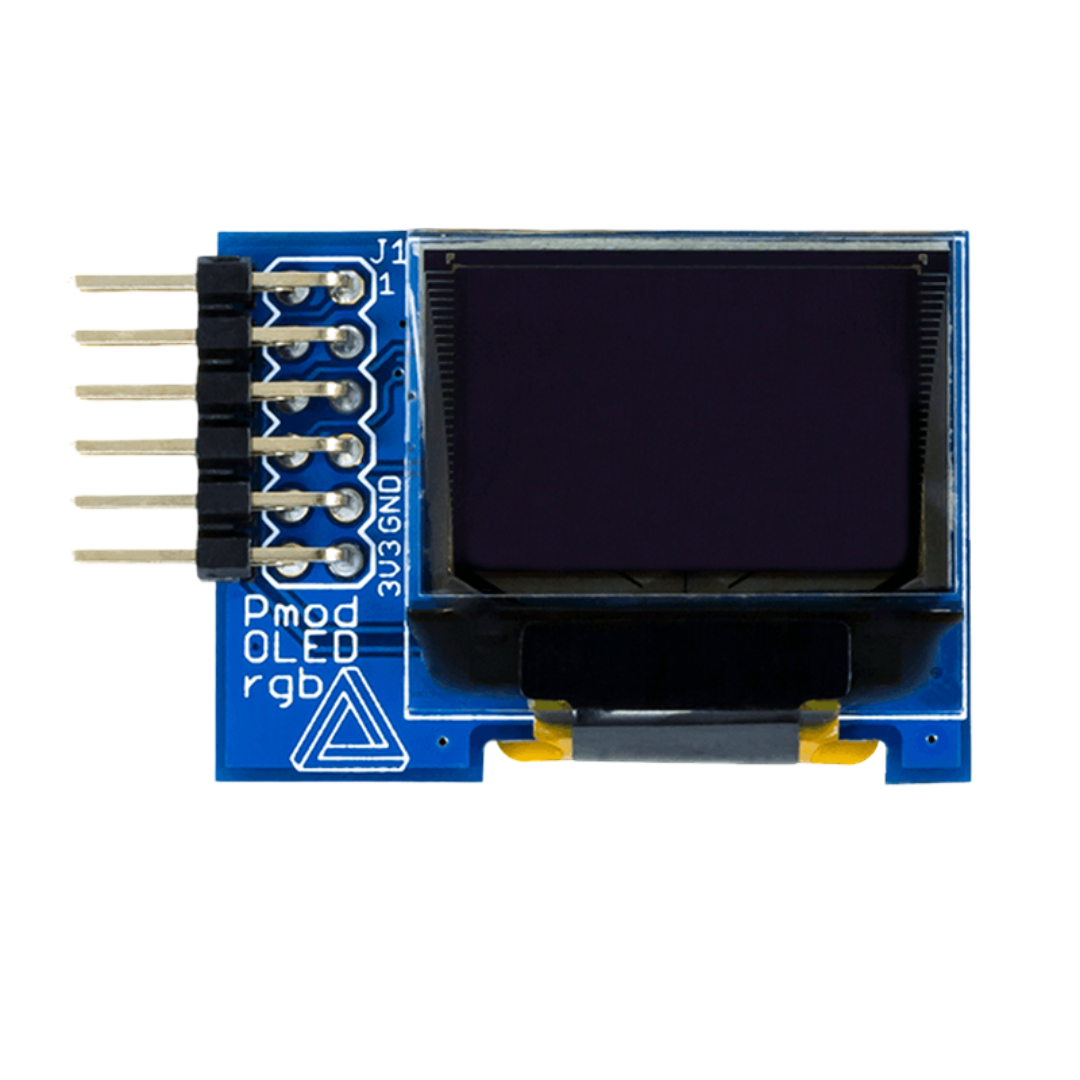 Digilent Pmod OLEDrgb: 96 x 64 RGB OLED Display with 16-bit Color Resolution