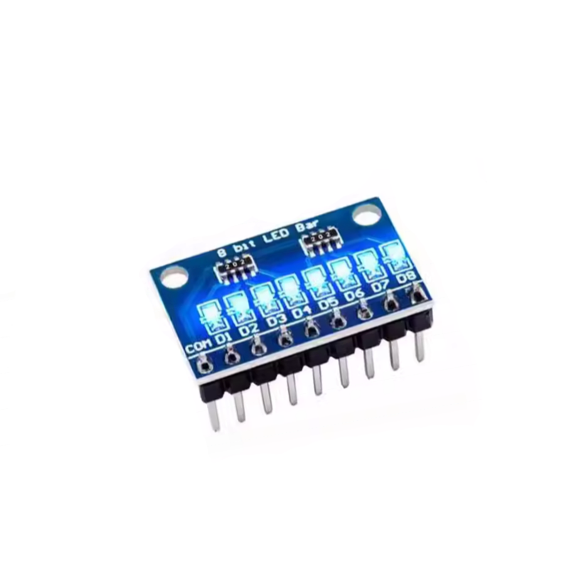 DM41A08 3.3V 5V 8 Bit Blue Common Cathode LED Indicator Module