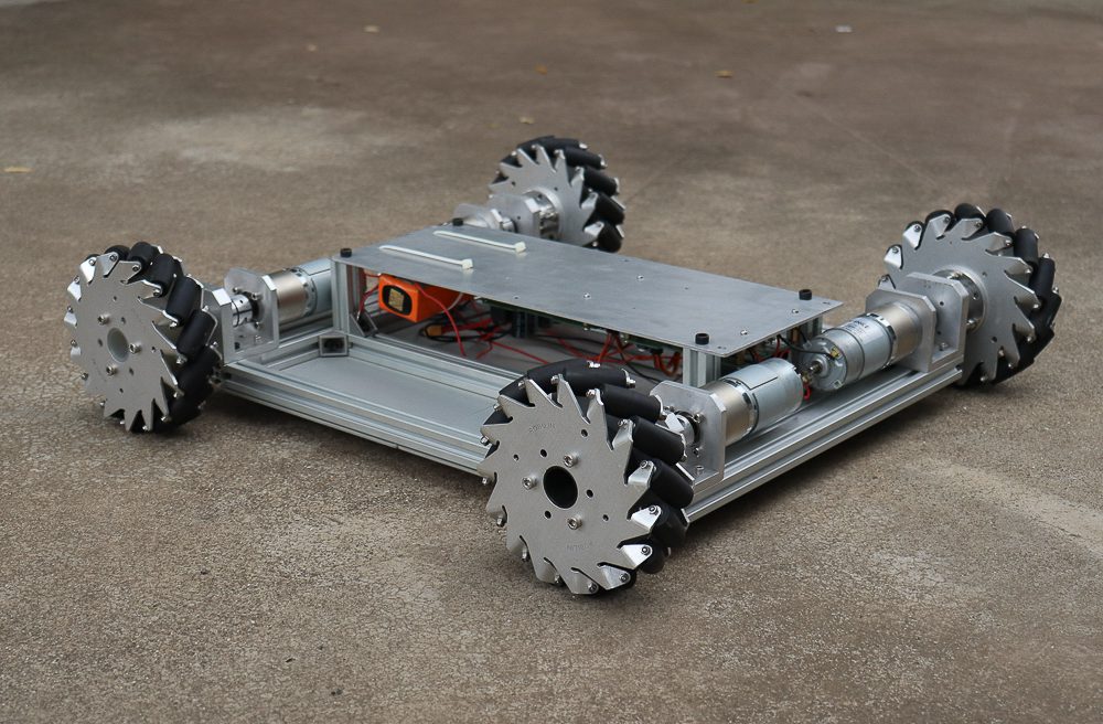 EasyMech 152 mm Mecanum Wheel Basic Shock Absorber Smart Car Robot Chassis