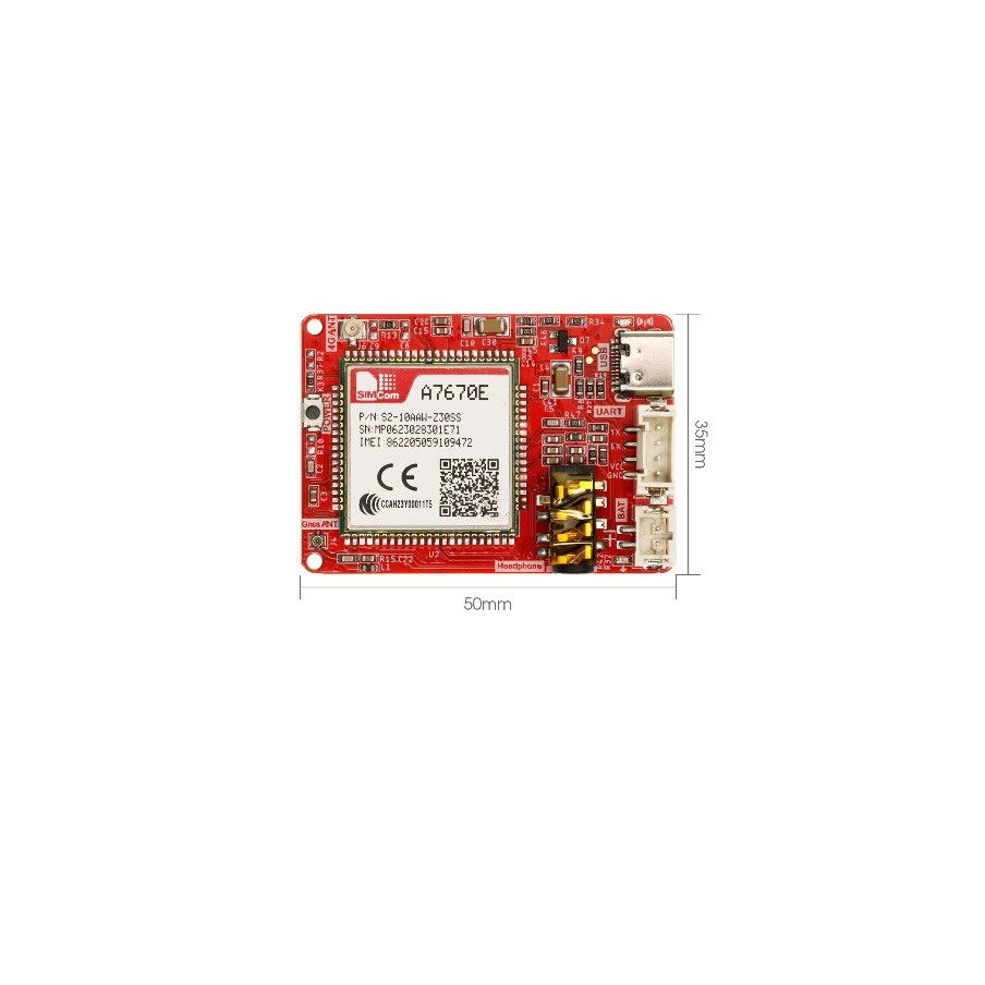 ELECROW Crowtail-4G SIM A7670E Module GPS Breakout Board support GPS/GLONASS/BDS
