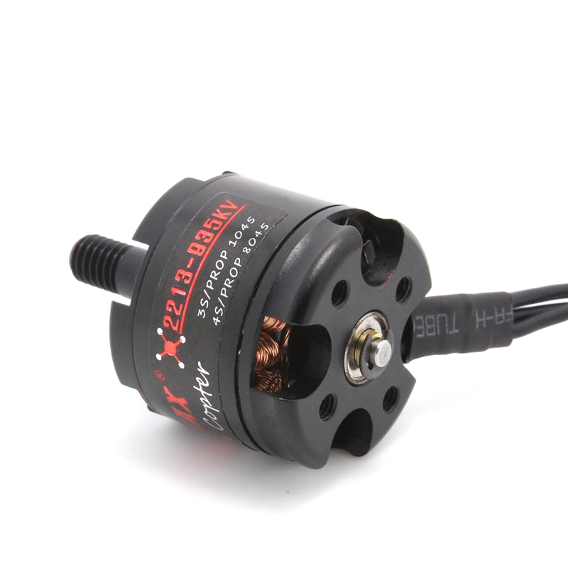 EMAX MT2213 935KV Brushless DC Motor for Drone – Red Cap (CCW) With 1045 Propeller Combo (Original)