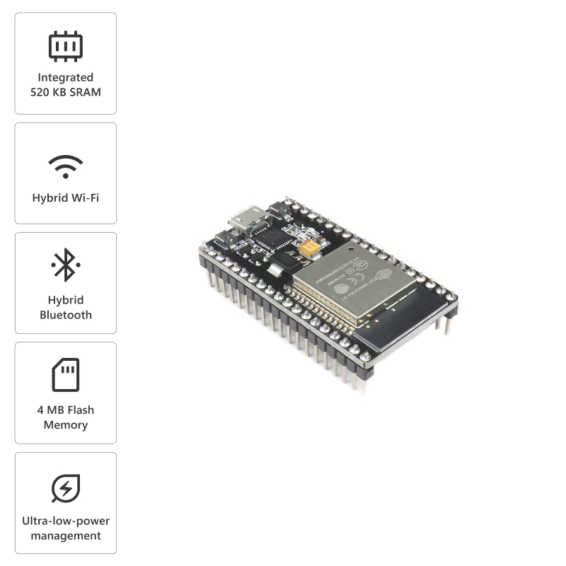 ESP WROOM 32 MCU Module Version: 1.1