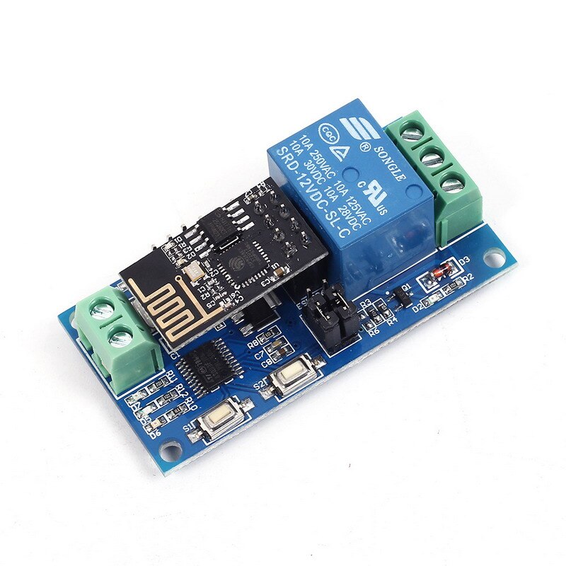 ESP8266 ESP-01 12V 1, Channel WiFi Relay, Module Things Smart, Home Remote Control, Switch