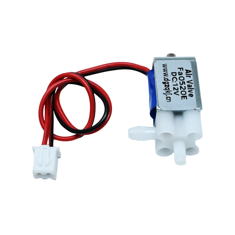 FA0520E 12V DC 2-position 3-way Small Mini Electric Solenoid Valve for Air / Gas.