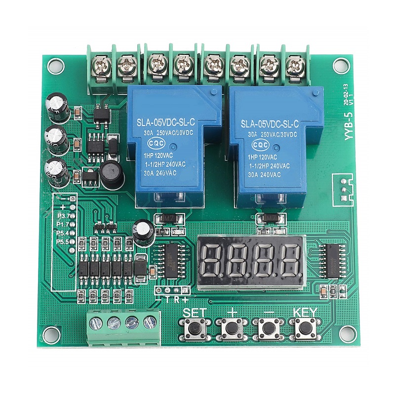 Forward/Reverse Motor Controller Board 12V 24V Motor Two Relay Delay Timing Cycle YYB-5 Module