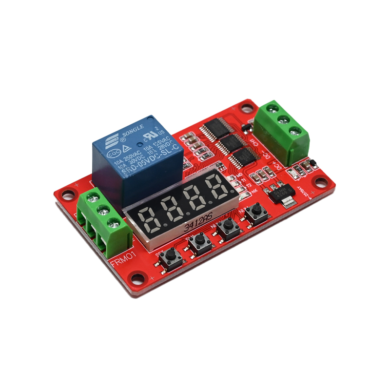 FRM01 DC5V 1 Channel Multifunction Relay Module Loop Delay Timer Switch Self-Locking Timing Module Fast Delivery