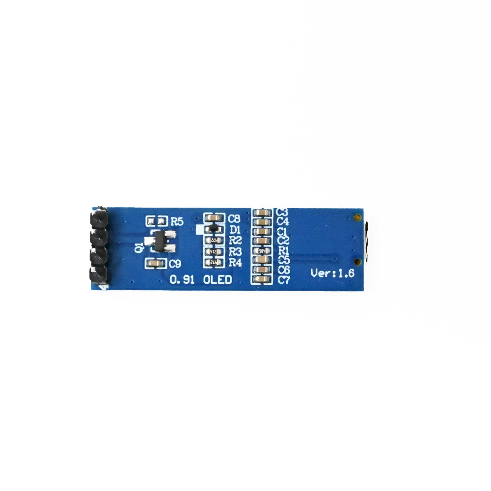 GoldenMorning 0.91 inch 128×32 Blue OLED Display Module with I2C/IIC Serial Interface