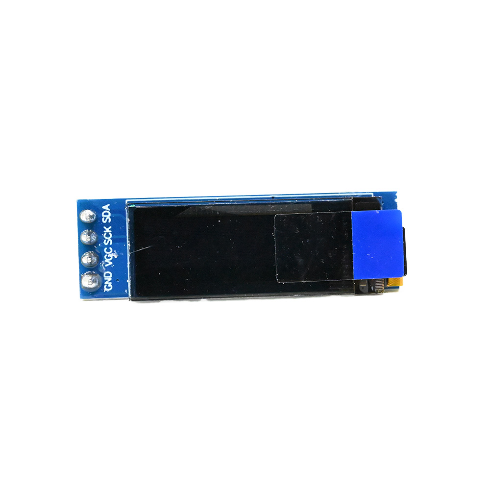 GoldenMorning 0.91 inch 128×32 Blue OLED Display Module with I2C/IIC Serial Interface
