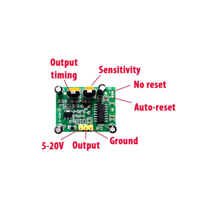 HC-SR501 PIR Motion Detector Sensor Module