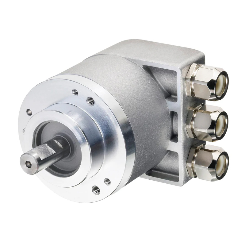 HENGSTLER 0566077 Rotary Encoder, Optical, Absolute, 0 Detents, Horizontal, Without Push Switch, AC58 Series