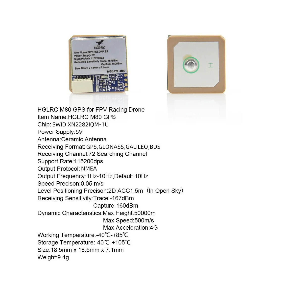 HGLRC M80 GPS for FPV Racing Drone