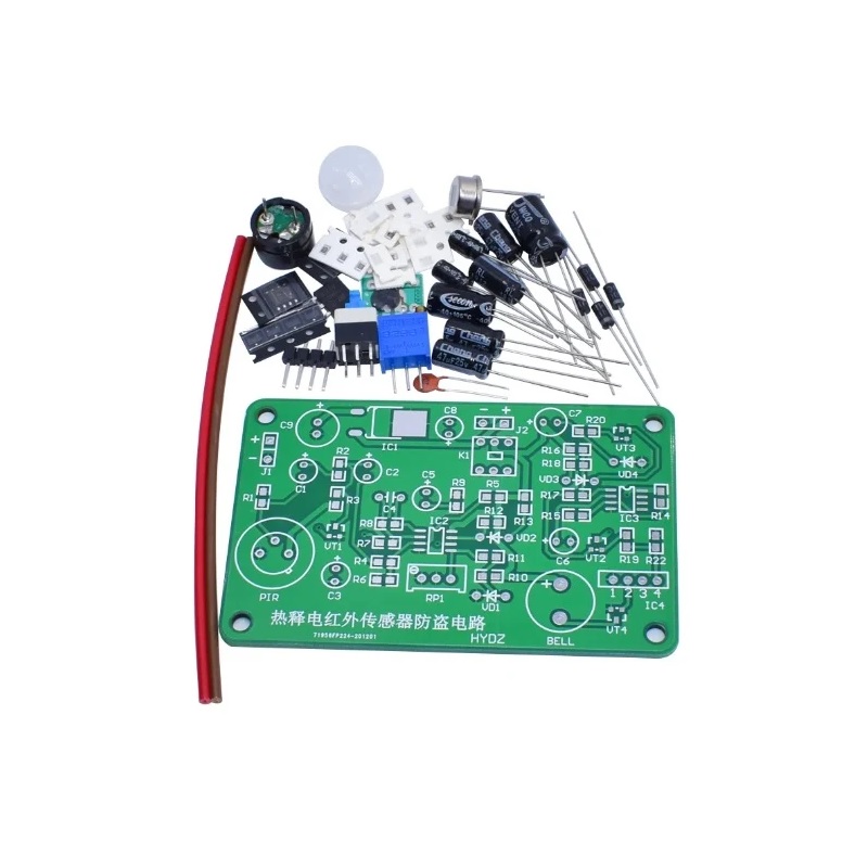 Human Body Sensing IR Pyroelectric Infrared Sensor Anti-theft Alarm Electronic KIT