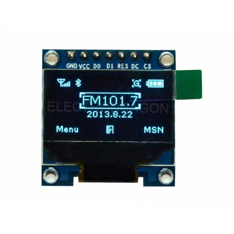 JMD-0.96″ OLED Display Module – SPI/I2C – 128×64 – 7 Pin (Blue)