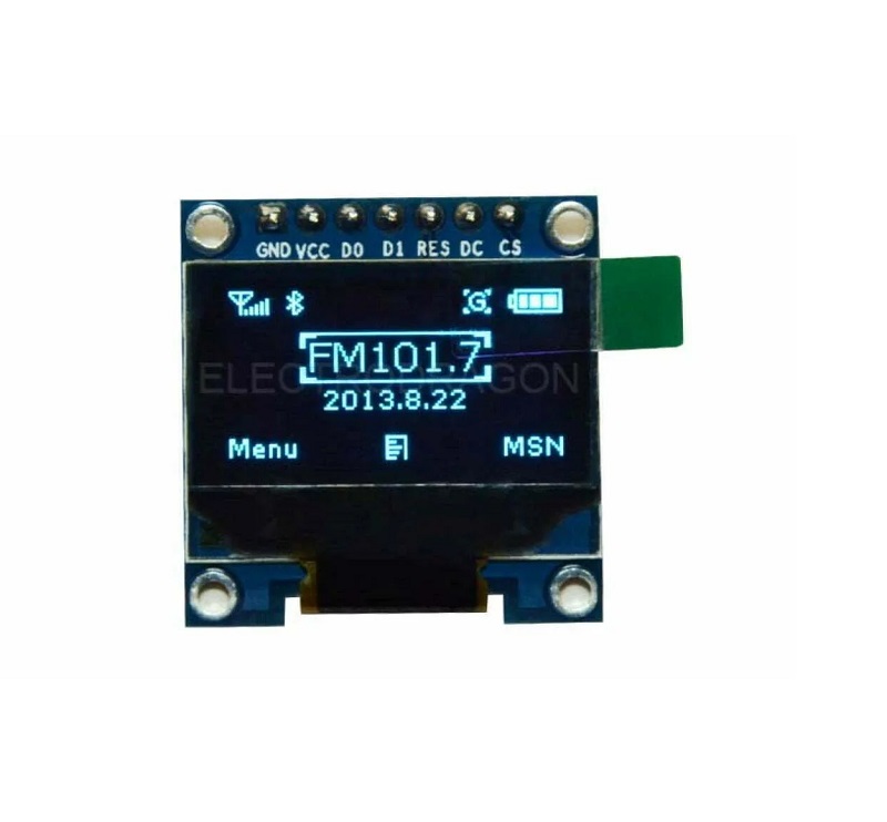 JMD-0.96″ OLED Display Module – SPI/I2C – 128×64 – 7 Pin (Blue)